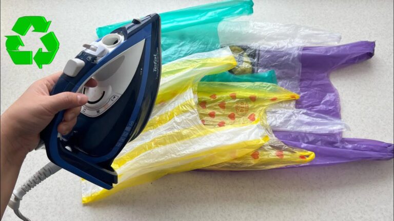 Avec un simple sac plastique… créez un tapis surprenant et écolo à tomber !