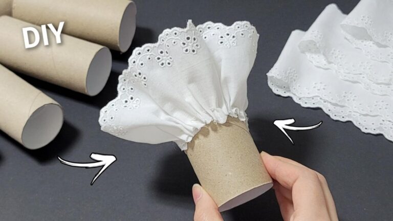 Une astuce ingénieuse pour transformer des rouleaux de papier en déco chic et tendance…