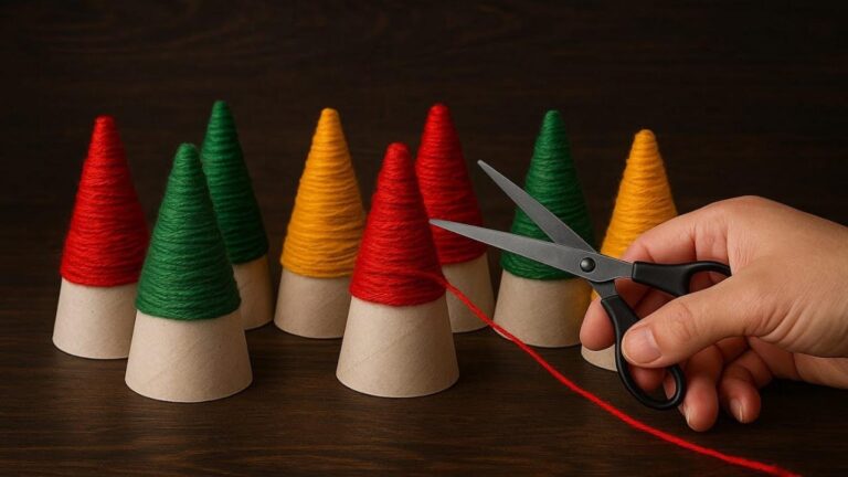 Cette astuce avec rouleaux et laine va transformer votre déco maison… découvrez comment !