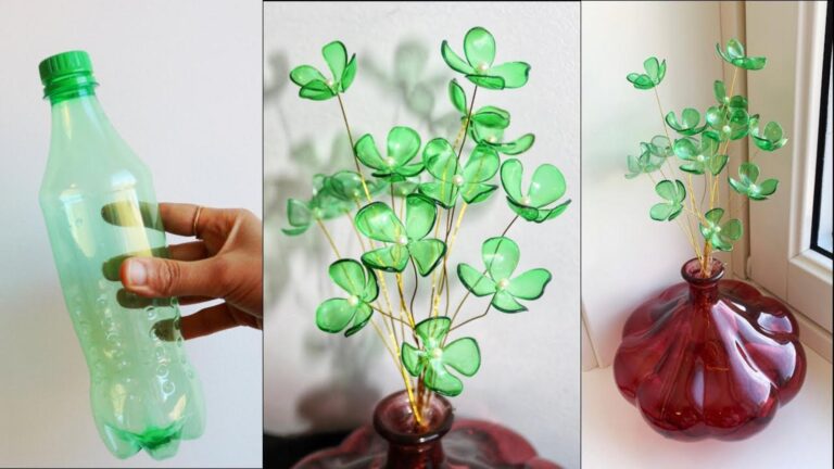 Cette astuce simple transforme vos bouteilles en fleurs élégantes… Découvrez comment faire !