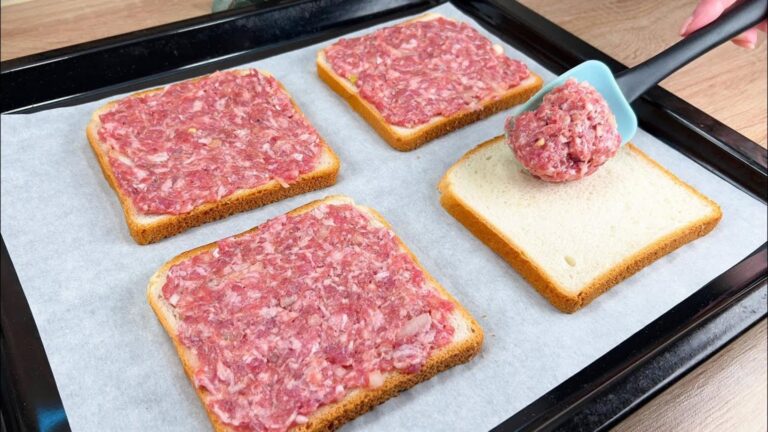 Avec cette astuce, transformez votre pain rassis et viande hachée en délice inoubliable…