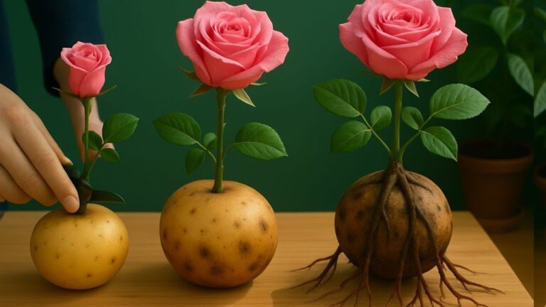 Faites pousser vos plantes : 5 astuces pour enraciner des boutures dans une pomme de terre !