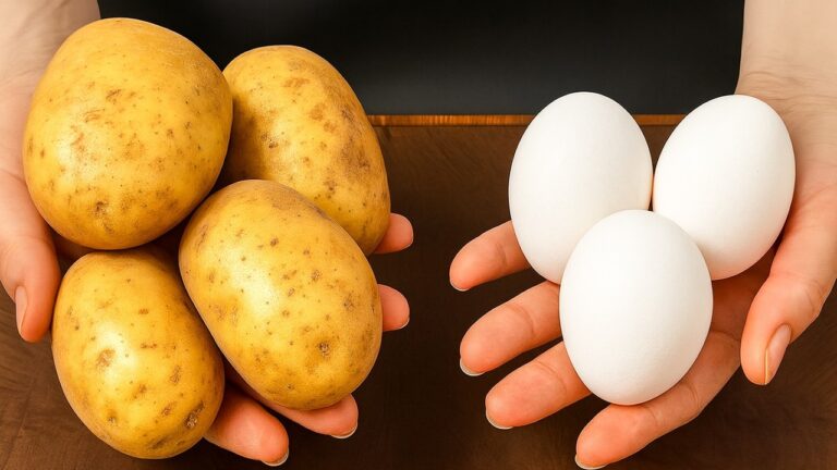 Mélangez 4 pommes de terre et 3 œufs : 7 idées délicieuses à découvrir !