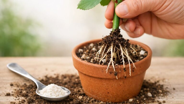 1 cuillère d&rsquo;ingrédient naturel pour faire pousser vos boutures de roses facilement