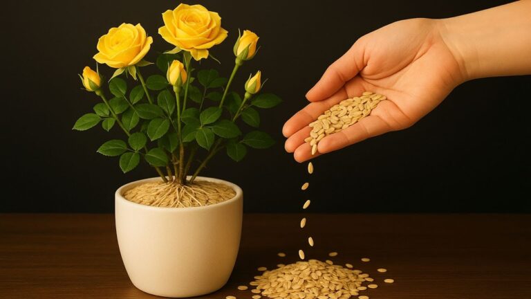 5 astuces incroyables pour faire pousser vos roses avec des flocons d&rsquo;avoine !
