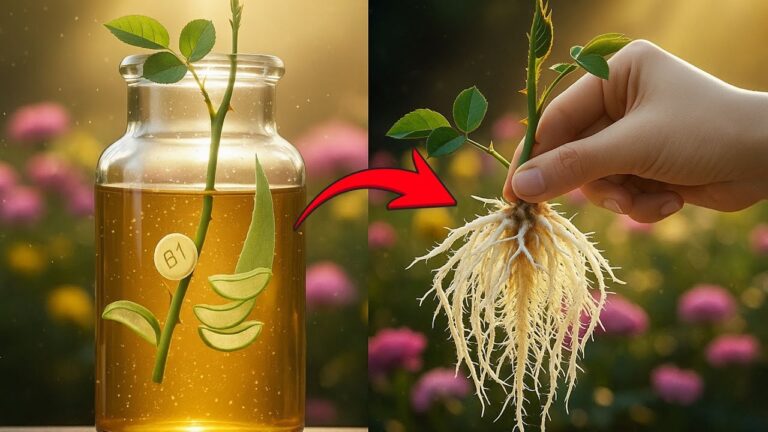 Faites pousser des racines pour 5 boutures de roses en seulement quelques heures !