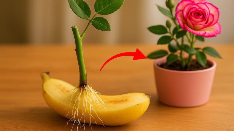 Faites pousser des racines en 1 nuit : la technique du bouturage dans une banane !