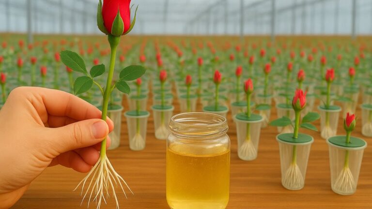 Rooter des boutures de rose en 1 nuit avec ce mélange naturel incroyable !