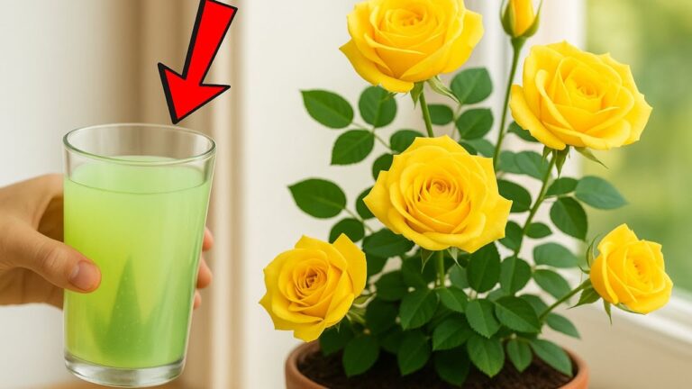 Faites fleurir vos roses en 1 nuit avec ce verre miracle ! 🌹✨