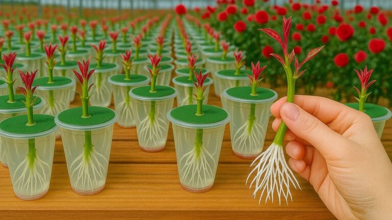 Faites pousser des rosier en 1 nuit : la technique surprenante des boutures à racines !