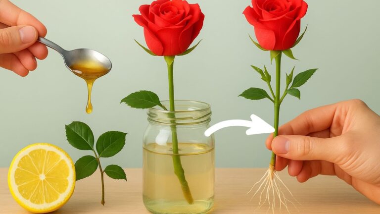 5 étapes pour faire grandir vos rosiers avec citron, aloe et miel !