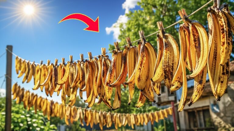 5 utilisations surprenantes des peaux de banane sèches au soleil à découvrir !