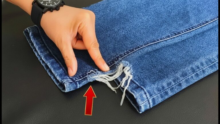 Transforme tes jeans usés en 5 créations rentables et stylées !