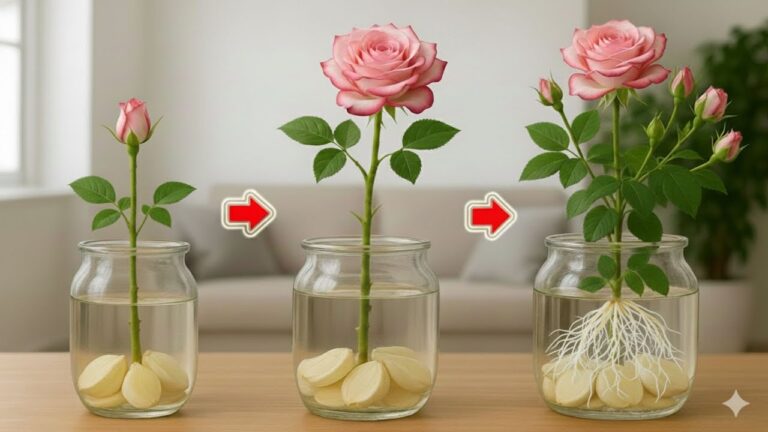 6 astuces pour faire pousser des rosiers à partir de branches facilement et rapidement !
