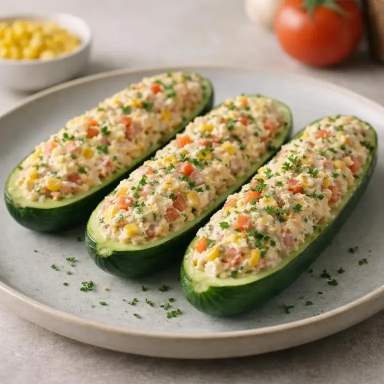 Courgettes farcies au thon et au maïs : la recette crémeuse à essayer