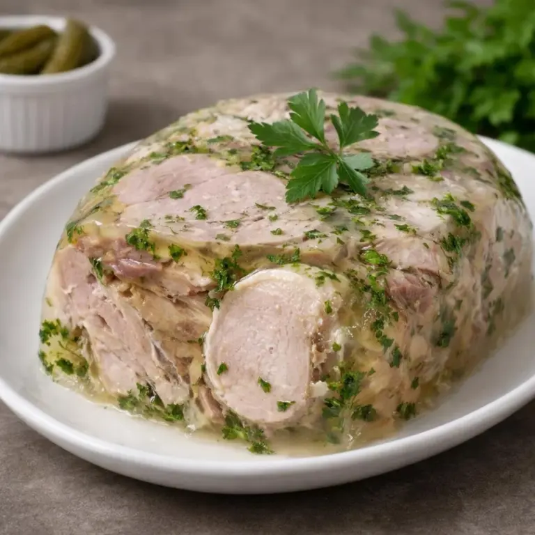 Jarret de porc en gelée au persil : la recette parfaite pour vos apéros