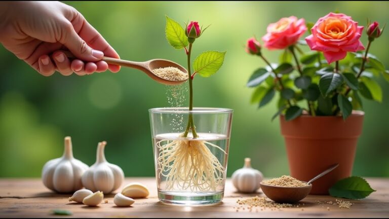 Découvrez comment faire pousser une rose en 1 nuit avec une simple cuillère d&rsquo;eau !