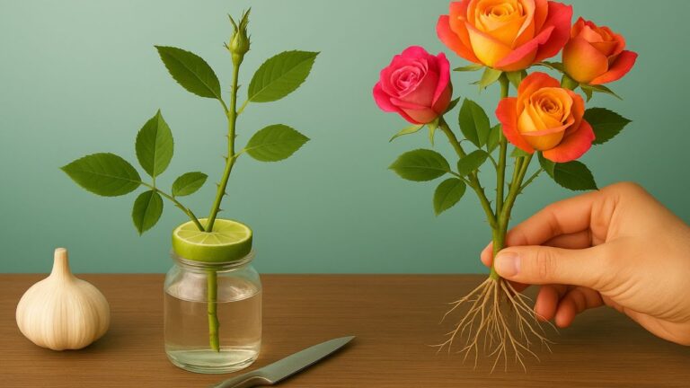 Faites pousser 1001 racines en une nuit avec une simple tige de rose !