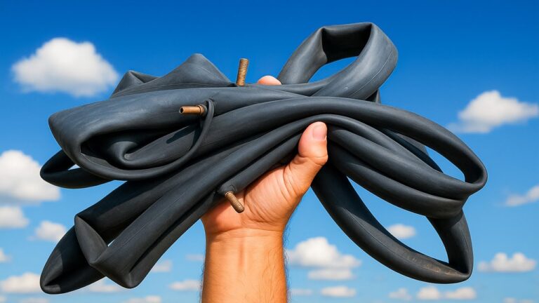 Transformez 5 vieilles chambres à air en objets utiles avec de l&rsquo;huile usagée !