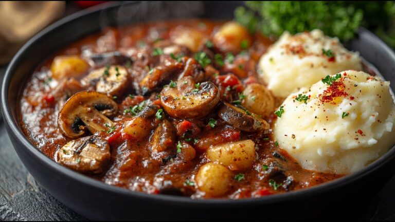 5 raisons de choisir ce goulash aux champignons savoureux et sans viande !