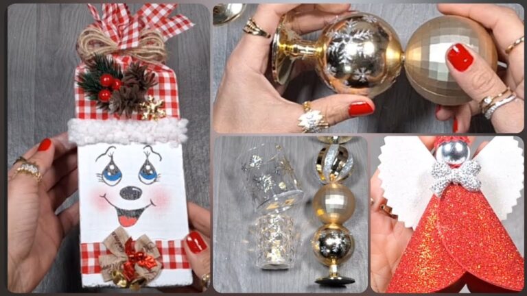4 idées de bricolage de Noël faciles et déco à essayer absolument !