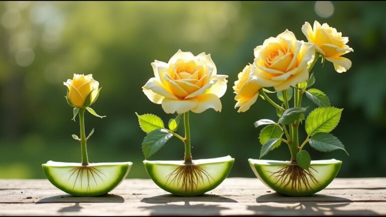 Faites pousser des racines en 1 nuit : 5 astuces surprenantes pour les branches de rose !