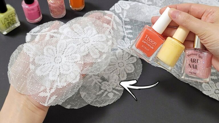 Transformez 5 vieux lacets et vernis en une pièce unique et épatante !