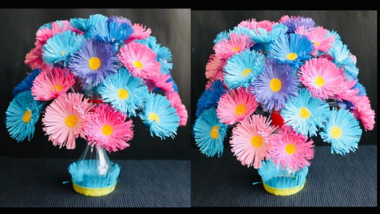 Transformez 5 bouteilles en plastique en vases fleurs DIY incroyables !