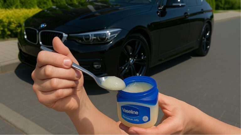 5 astuces surprenantes avec de la vaseline pour des pneus comme neufs !