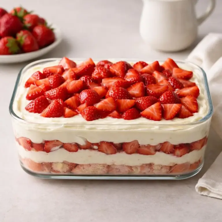 Verrines de fraises et mascarpone : la recette tiramisu facile sans cuisson